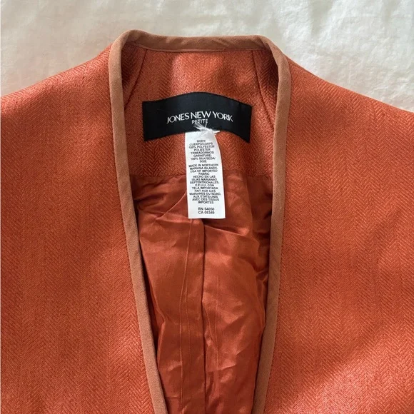 Orange Women's Blazer - Picture 4 of 4